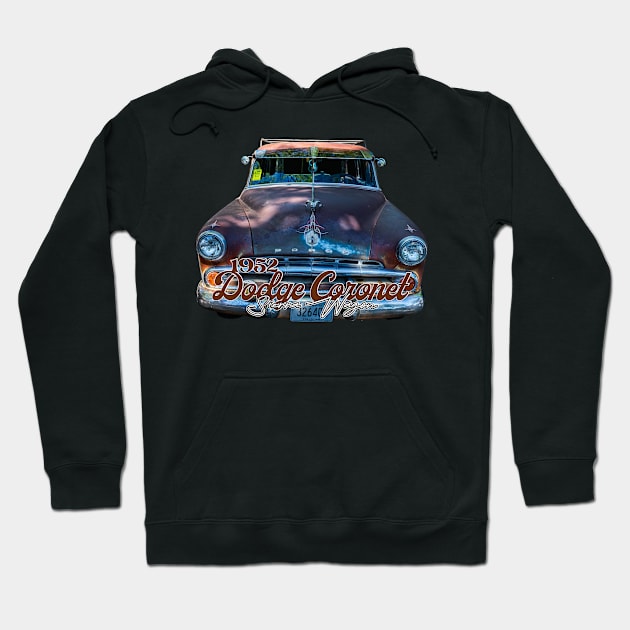 1952 Dodge Coronet Sierra Wagon Hoodie by Gestalt Imagery